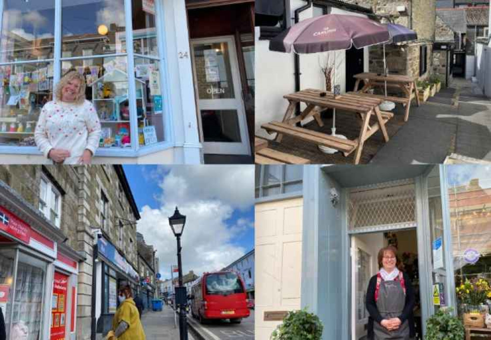 Helston businesses reopened today.