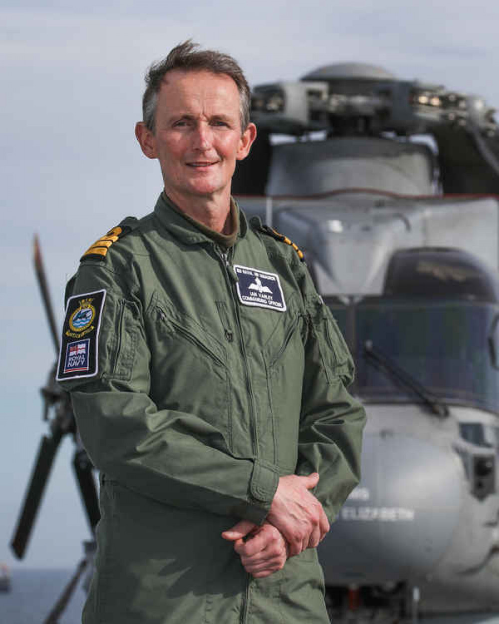 Commander Ian Varley CO of 820 Naval Air Squadron. Commander Ian Varley CO of 820 Naval Air Squadron.
