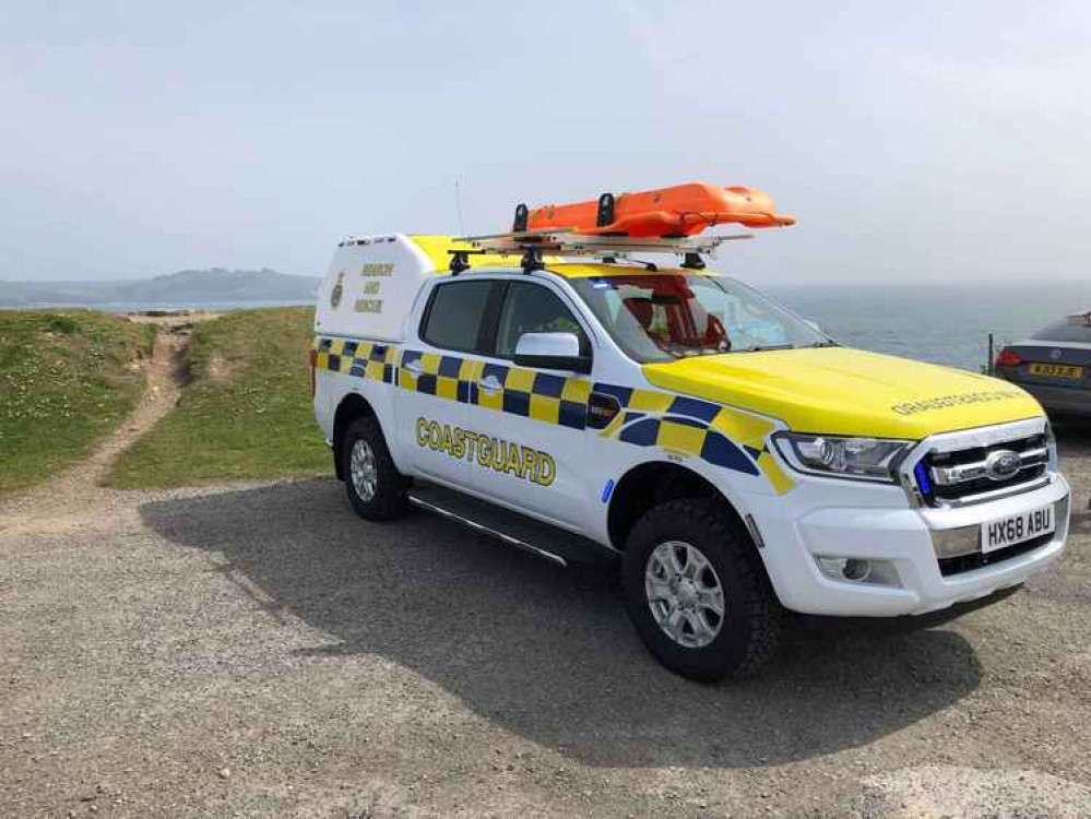 An evening call out for the coastguard after a seizure.