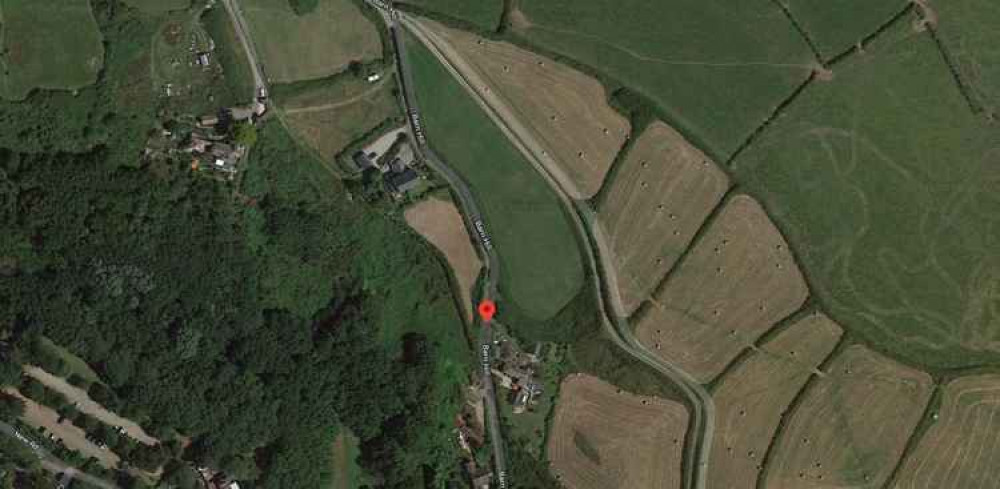 The field in Cadgwith where fisherman Tommy Phillips wanted to build his own home (Image: Google). The field in Cadgwith where fisherman Tommy Phillips wanted to build his own home (Image: Google).