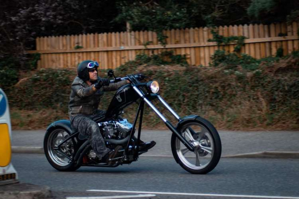 A photo of the motorcyclists taken by Cornwall in Focus.