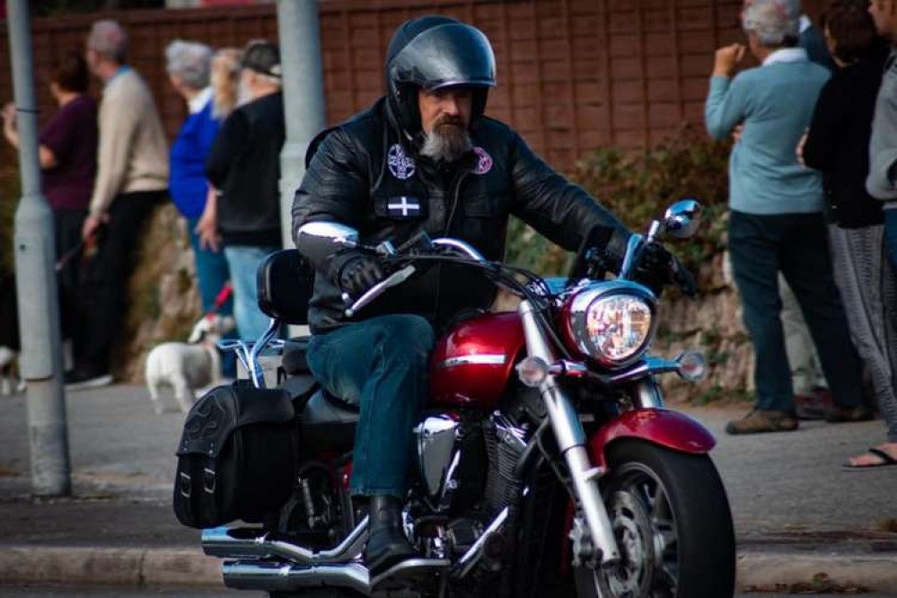 A photo of the motorcyclists taken by Cornwall in Focus.