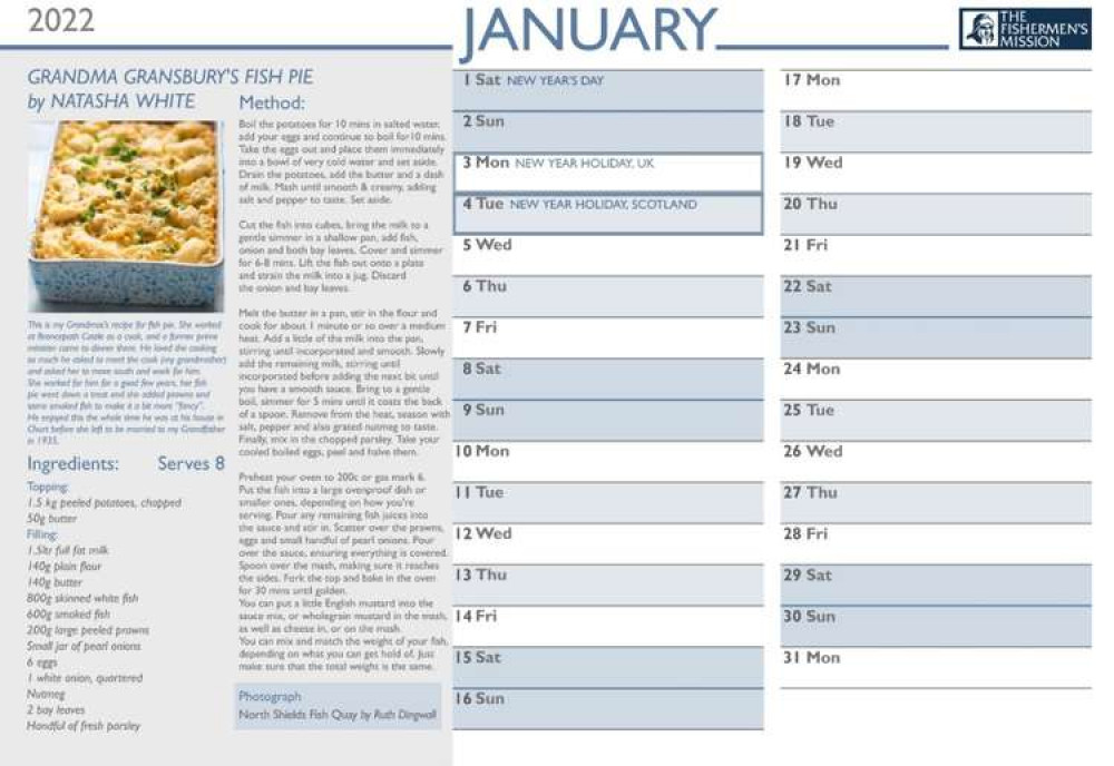 Sneak preview of the first month, a fish pie by supporter Natasha White. Sneak preview of the first month, a fish pie by supporter Natasha White.