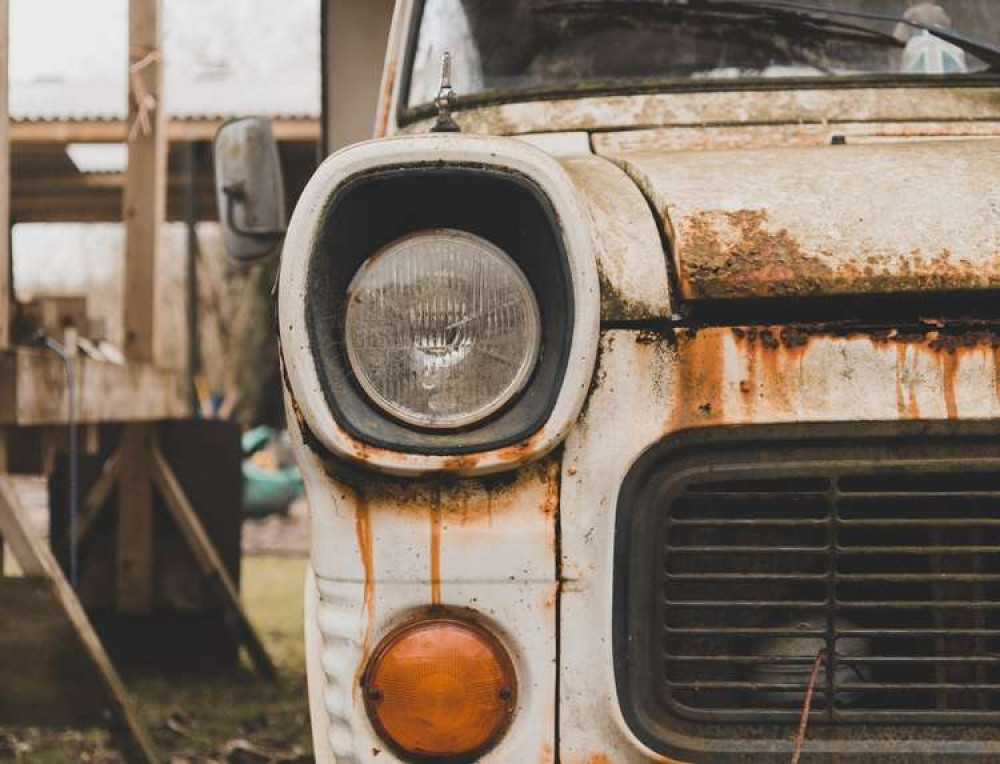 The police are looking for a small white, rusty van after an attempted abduction in Cury. File pic. The police are looking for a small white, rusty van after an attempted abduction in Cury. File pic.