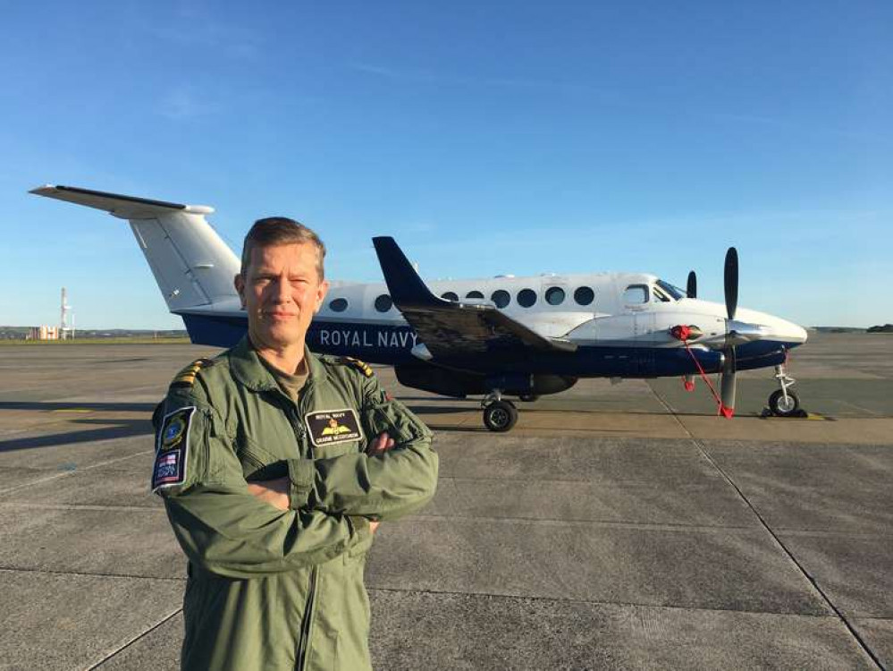 Lt Cdr Graeme McCutcheon at RNAS Culdrose.