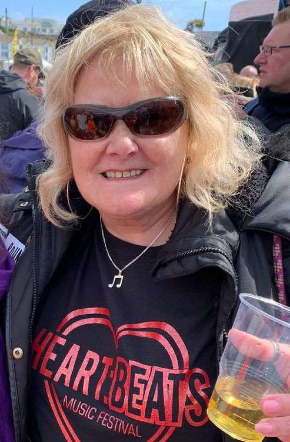 Kay Harvey, organiser of Heart Beats Music Festival, Helston.