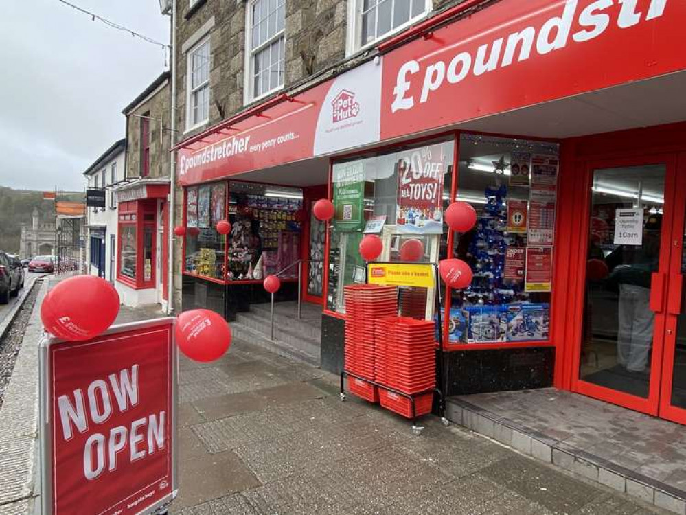 New Poundstretcher store opens in Helston.