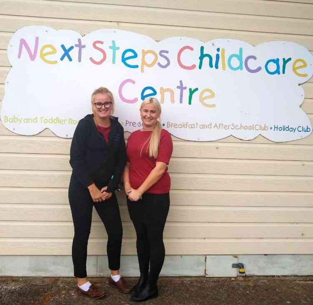 New apprentices at Next Steps Childcare Centre