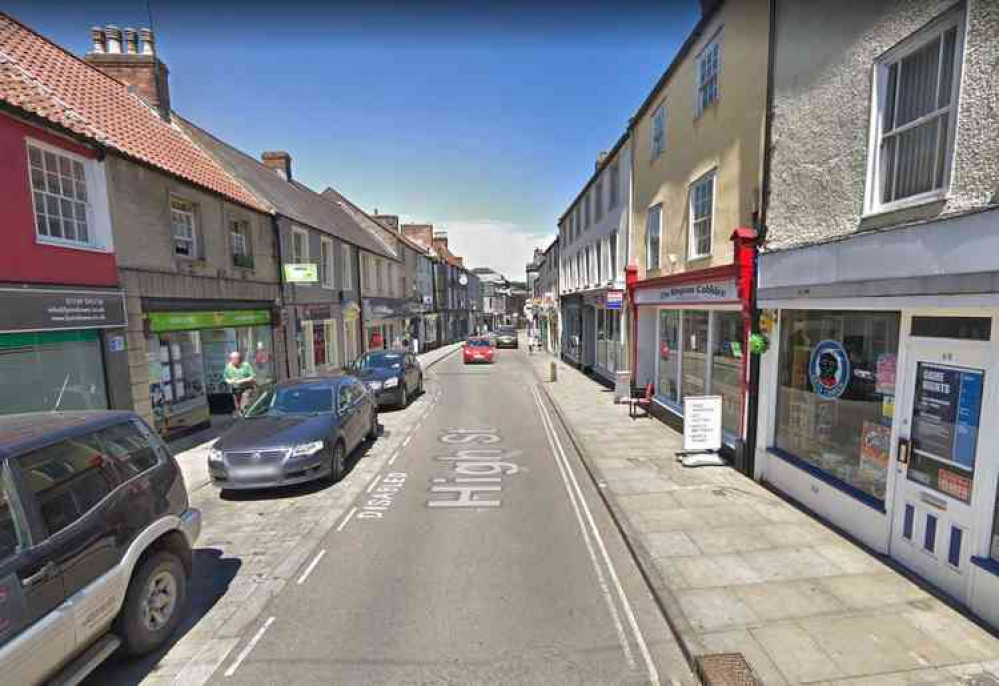 Shepton Mallet High Street - see today's events (Photo: Google Street View)