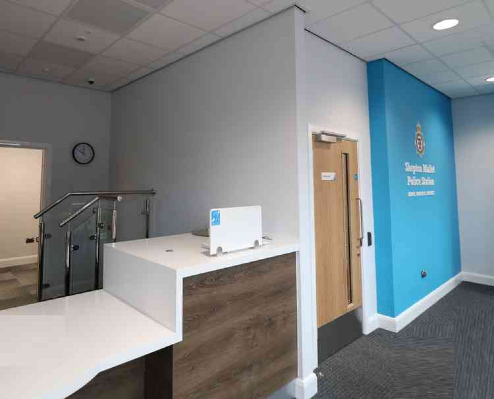 New Shepton Mallet Police Station - front desk