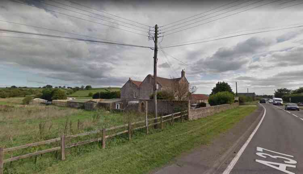 The lodges can now be build on land at Cannards Grave Farmhouse (Photo: Google Street View)