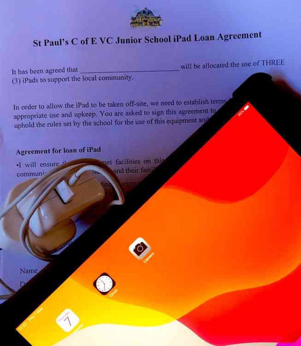 St Paul's Junior School is letting care homes borrow its iPads