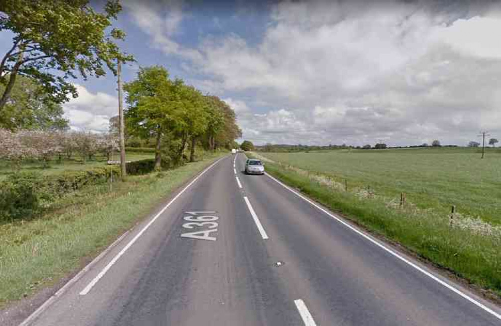 There will be temporary traffic lights on the A361 this week (Photo: Google Street View)