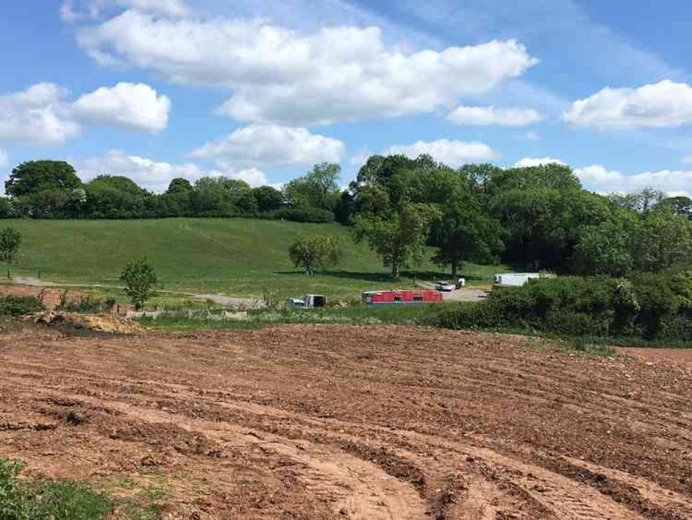 The Knowle Ground travellers site in West Compton near Shepton Mallet (Photo: Daniel Mumby)