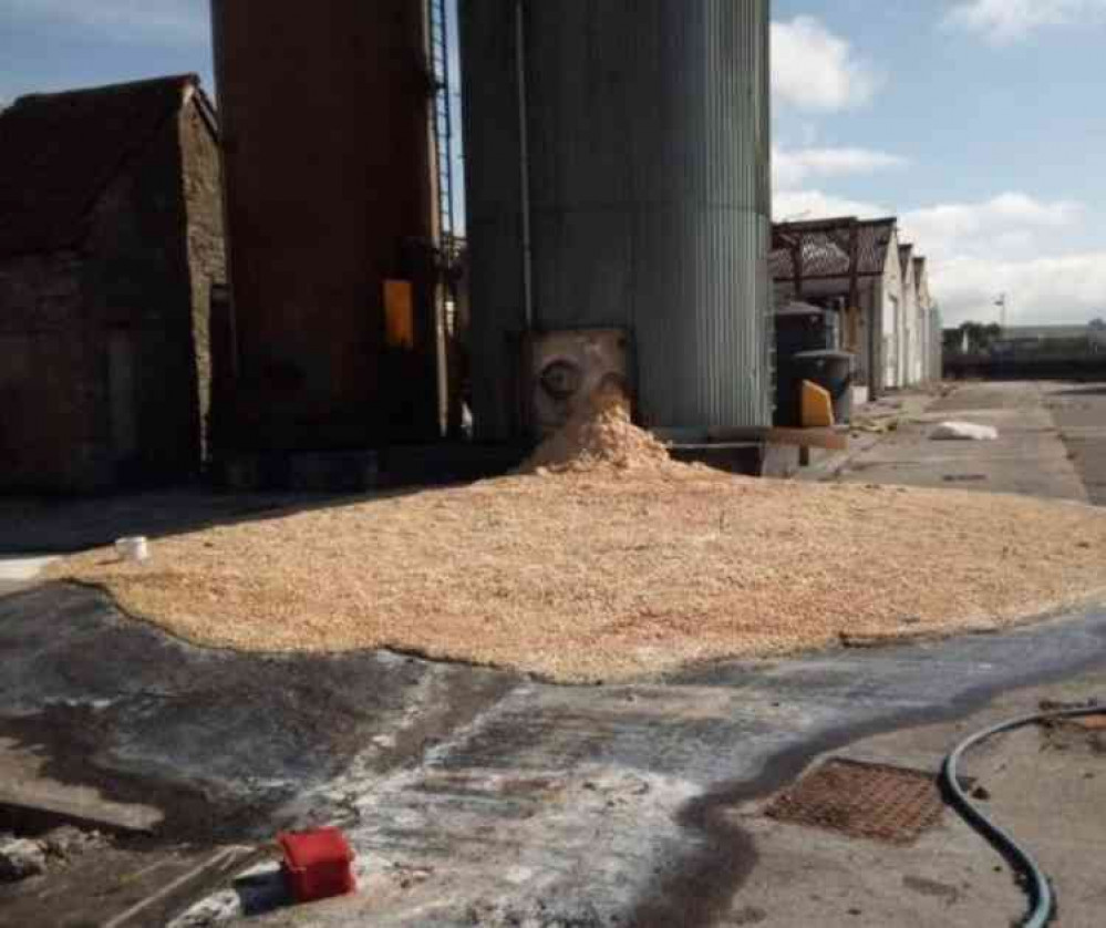 The recent spill of materials on the former Greencore site in Evercreech