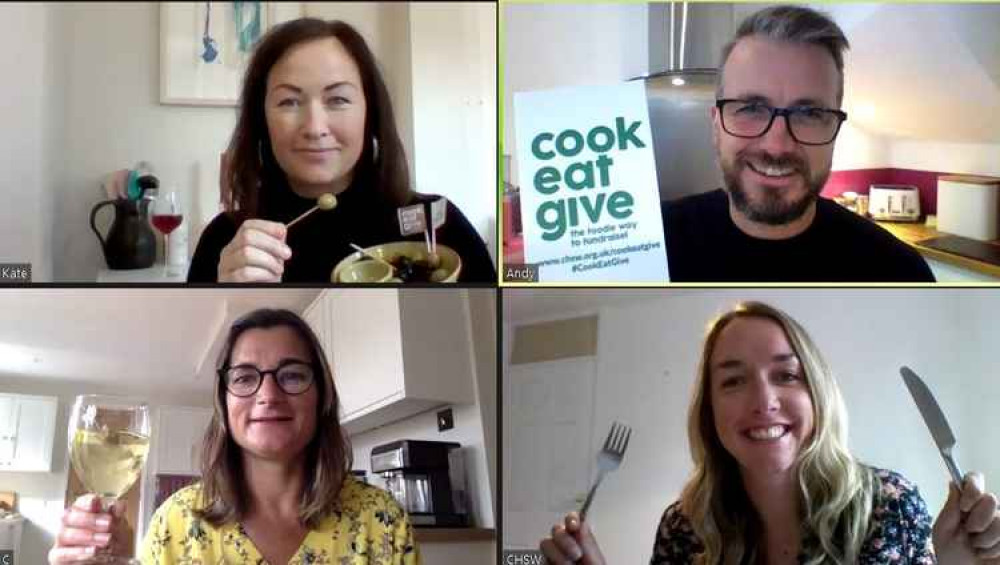 Why not hold a virtual Cook Eat Give dinner party and raise a few pounds for your local children's hospice?