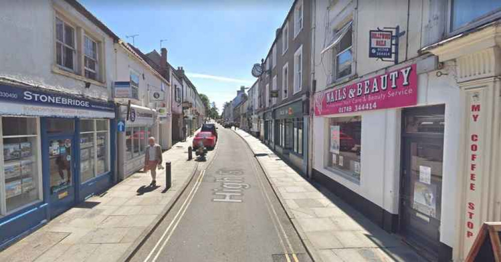 The High Street in Shepton Mallet town centre (Photo: Google Maps)