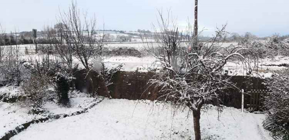 Snow at Pecking Mill near Evercreech (Photo: Steve Cobbin)