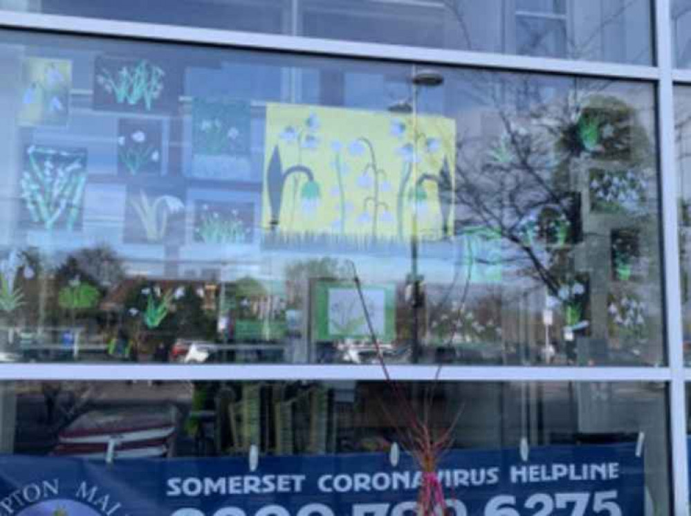 Artwork by children at St Paul's is already in the window (Photo: St Paul's Junior School) Artwork by children at St Paul's is already in the window (Photo: St Paul's Junior School)