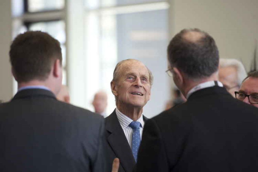 The Duke of Edinburgh (Photo: University of Salford Press Office)