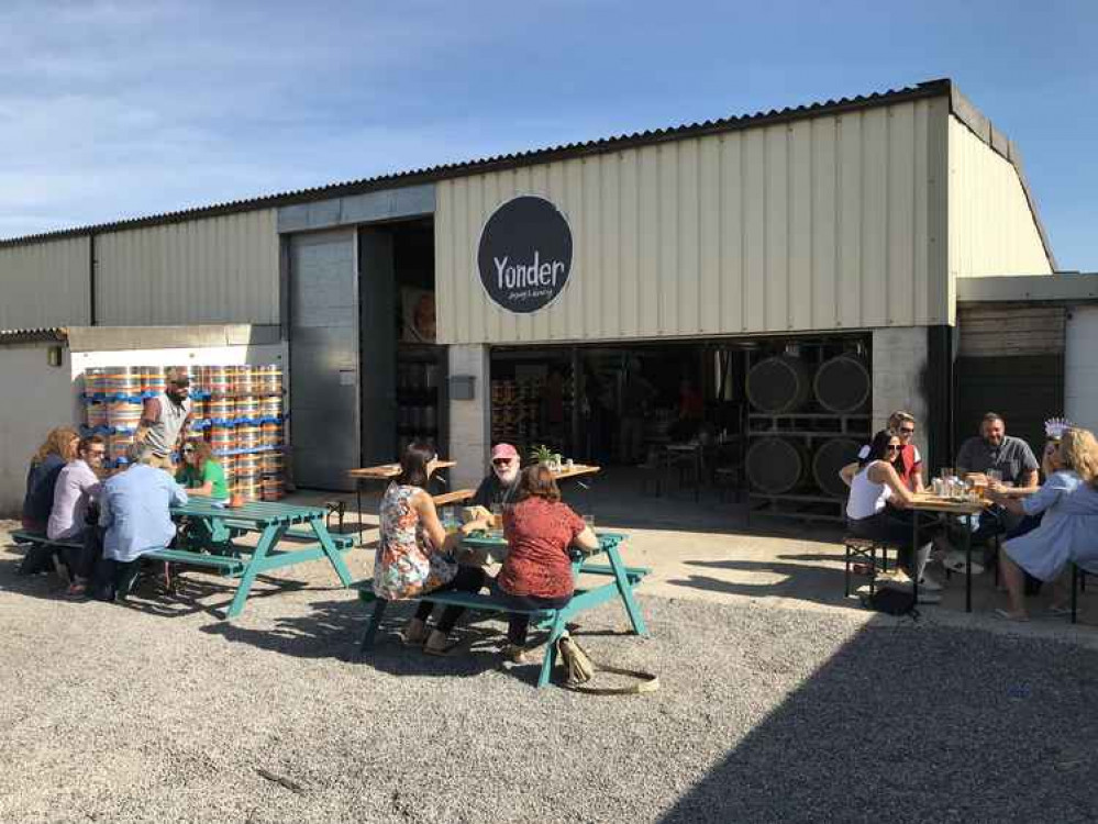 Yonder brewery in Binegar