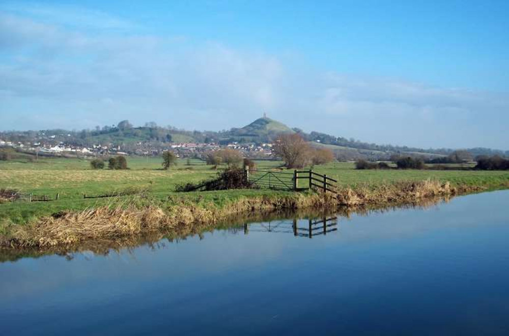 River Brue in Glastonbury