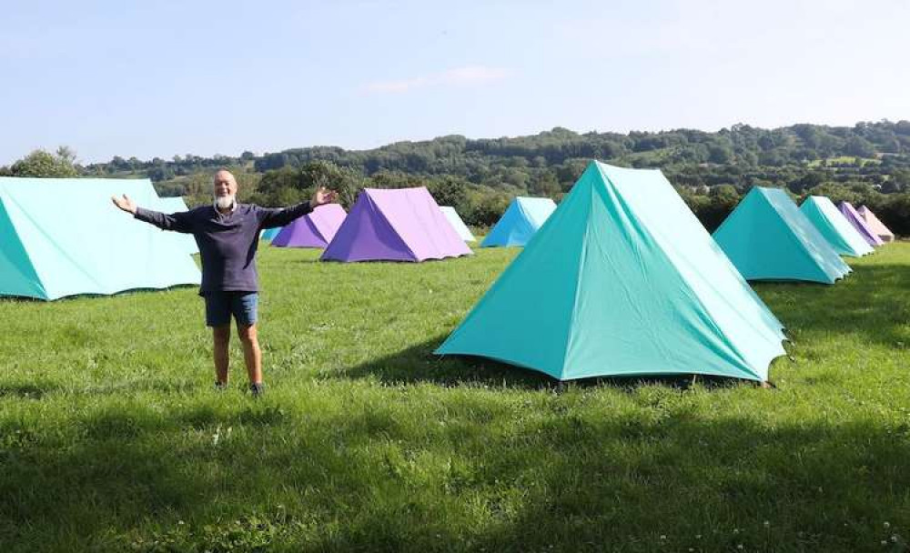 Michael Eavis at Worthy Pastures