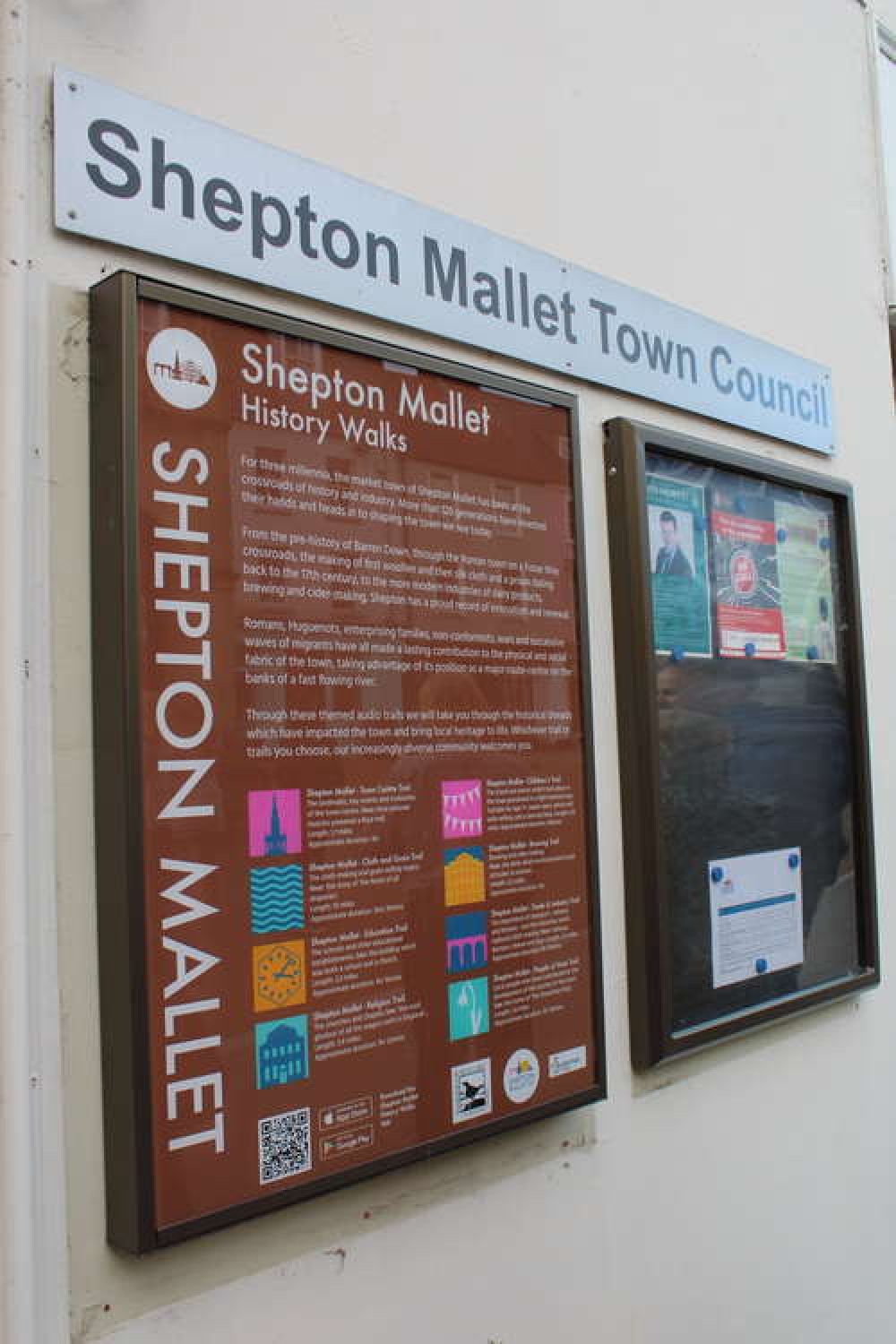 Shepton Mallet's Heritage Trails Board