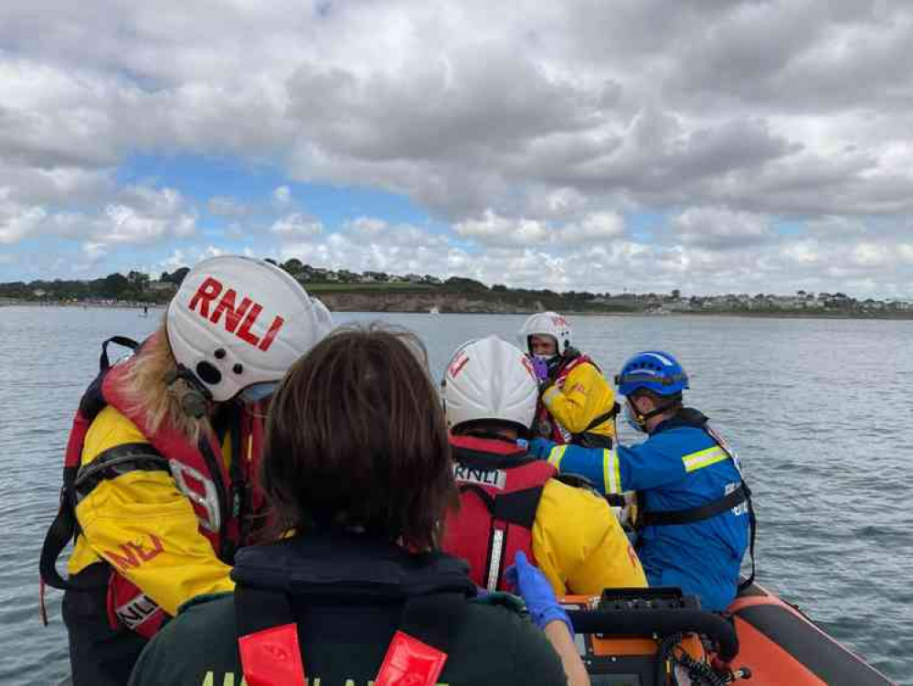 Credit: Falmouth Coastguard Rescue Team Credit: Falmouth Coastguard Rescue Team