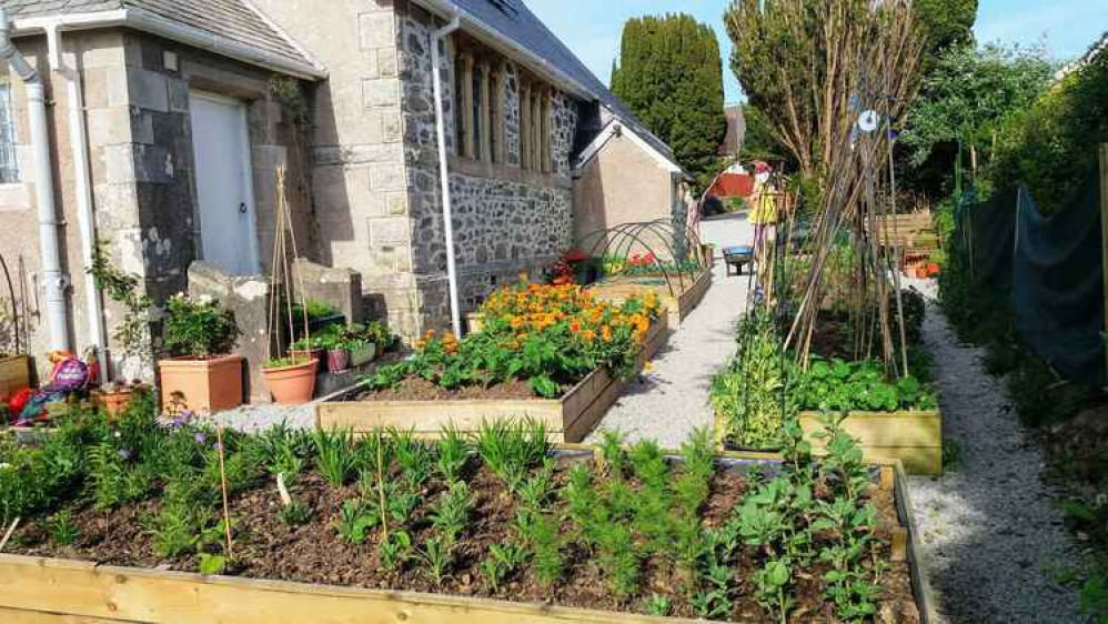 The Community Garden. Credit: Jayne Leigh//St Mylor Church.