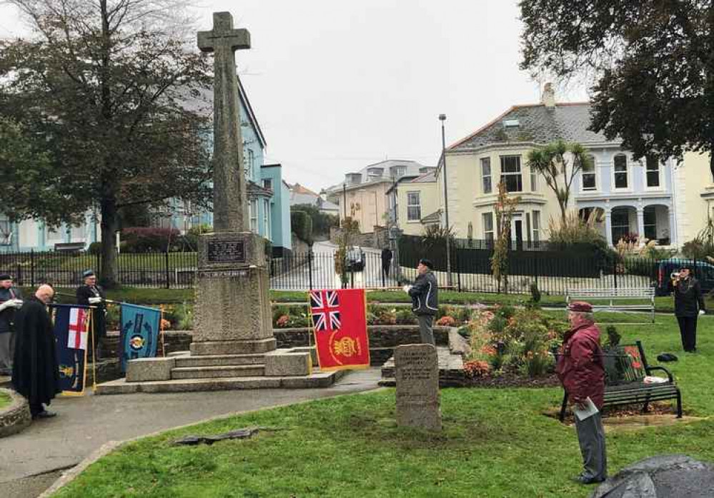 First Poppy Laying. Credit: Falmouth Town Council.