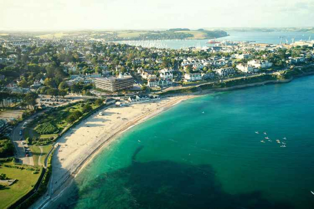 Aerial shot of The Liner.