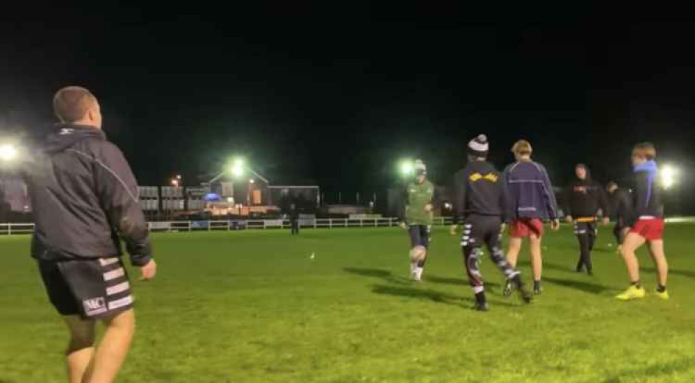 Falmouth Rugby are back in training.