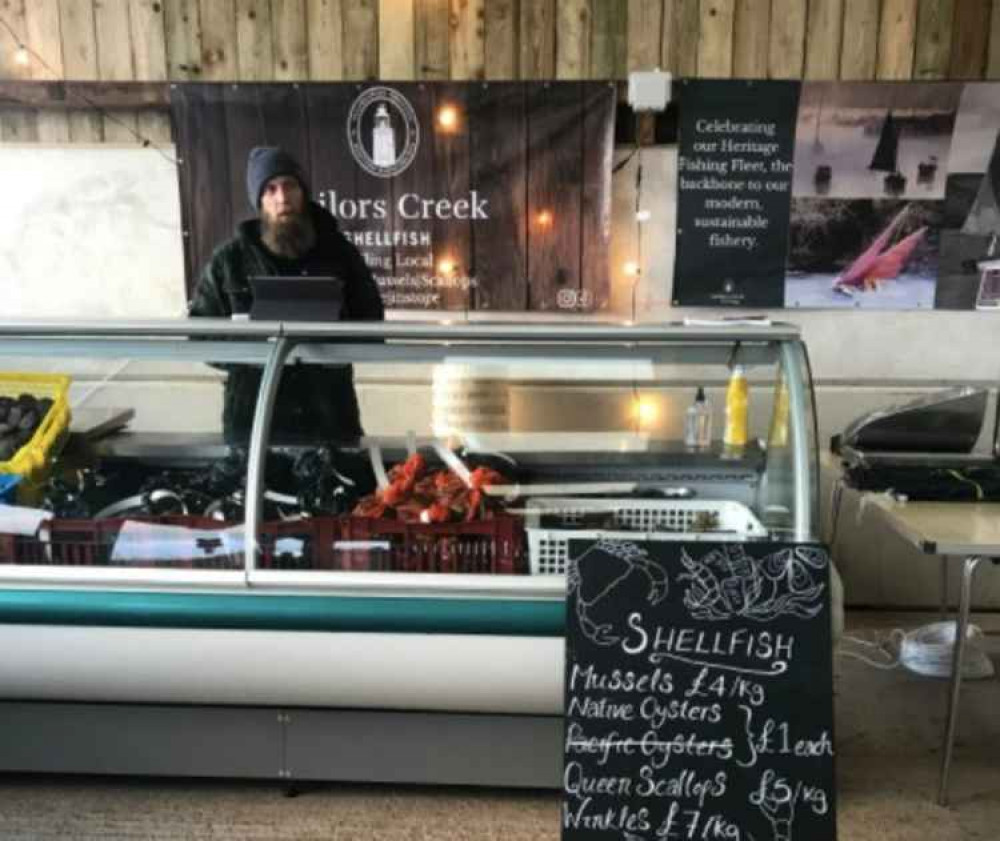 One of the traders at the market.