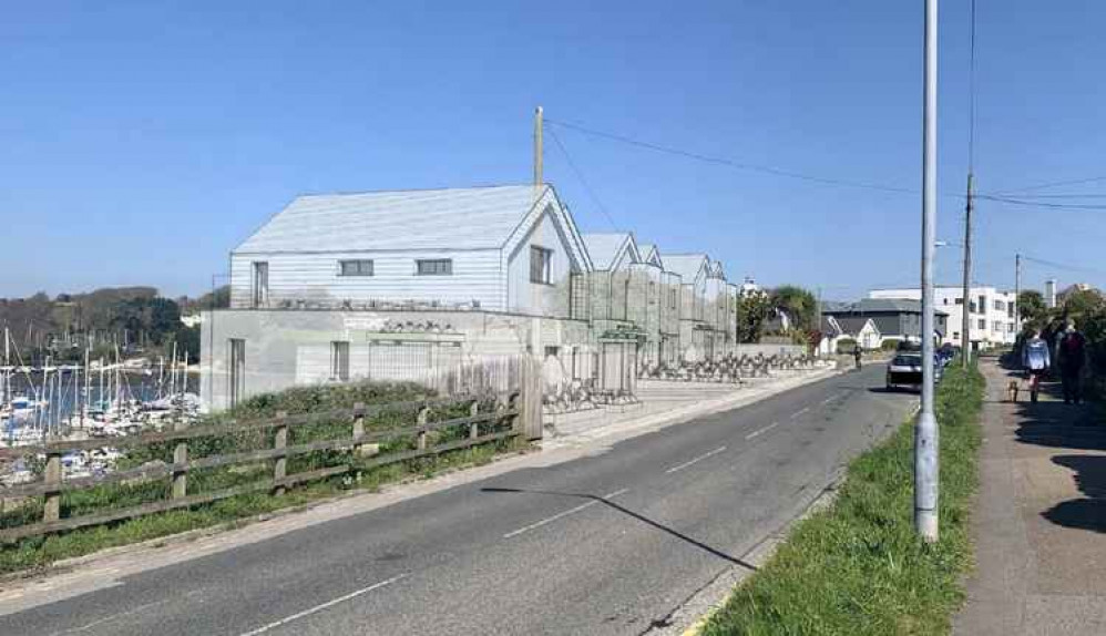 The proposed North Parade development. Photo taken from Cornwall Council planning page.