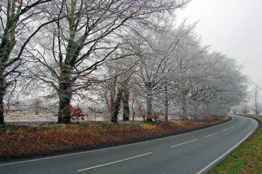 Falmouth motorists could see particularly icy conditions this week.