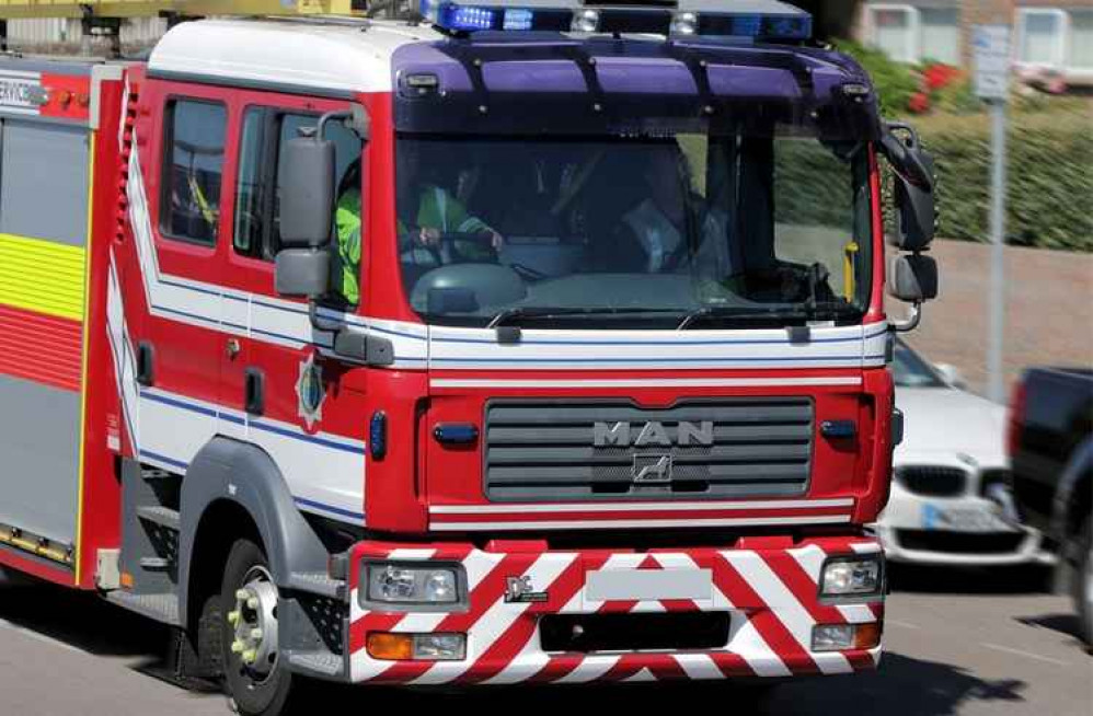 Fire service tackled a vehicle blaze in Penryn.