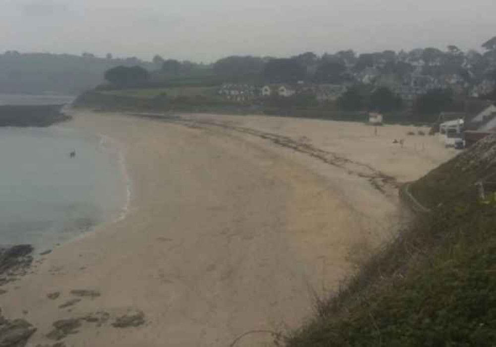 Gyllyngvase Beach.