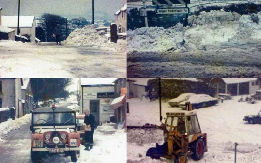Mabe in the snow, 1984. Mabe in the snow, 1984.