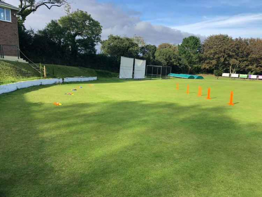 Training at Falmouth Cricket Club.