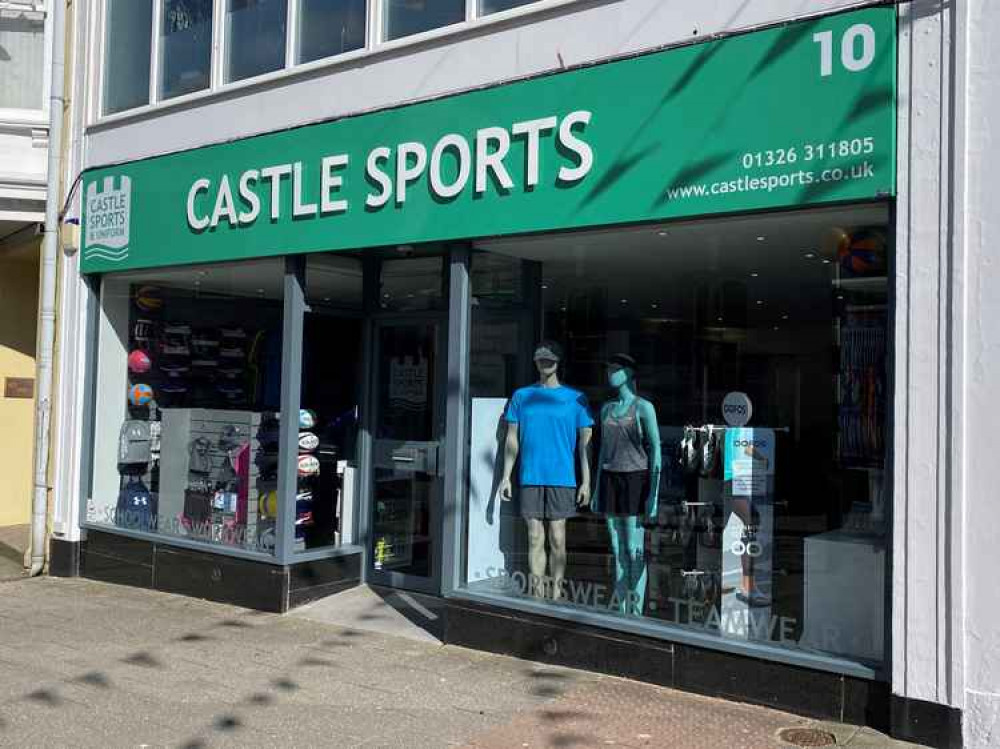 The new Castle Sports shop.