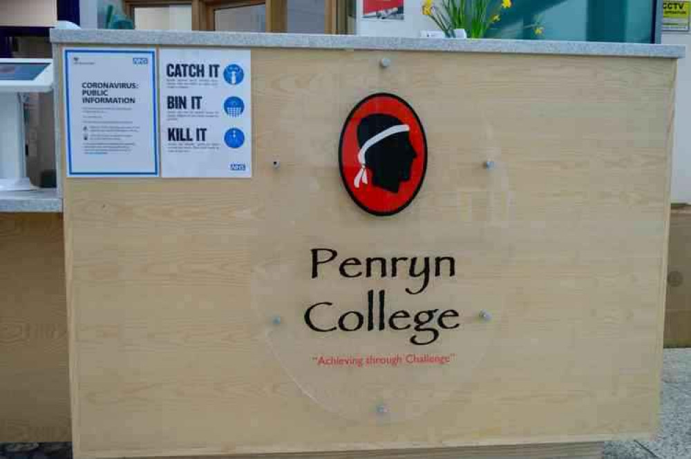 Police were called after a disturbance at Penryn College.