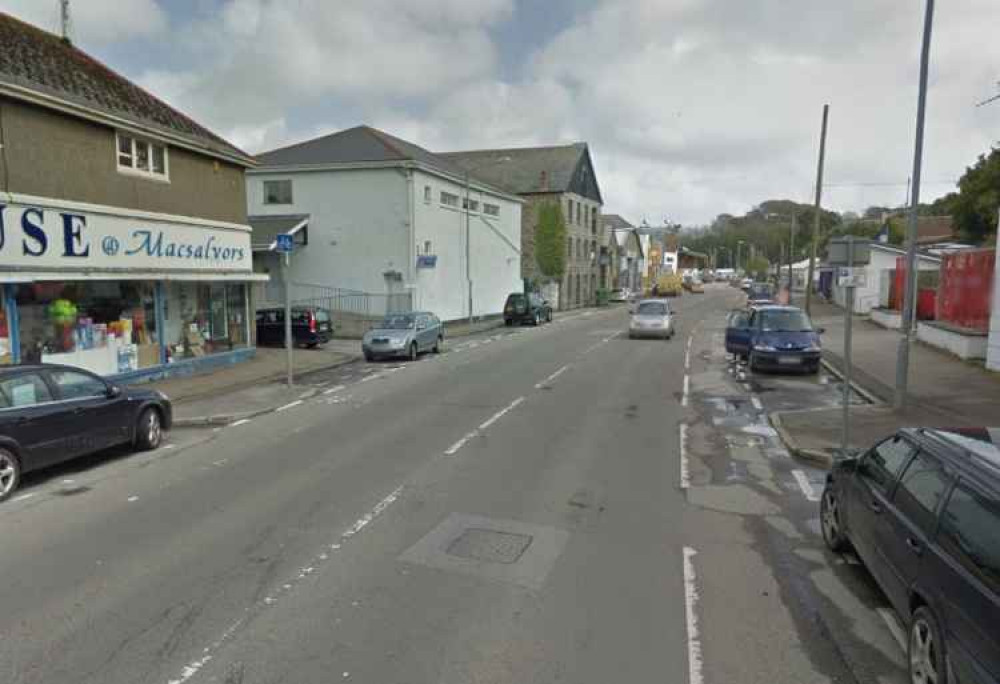 Commercial Road Penryn. Google Maps.