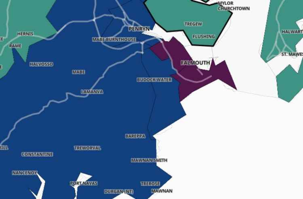 Covid map. Credit: Gov.