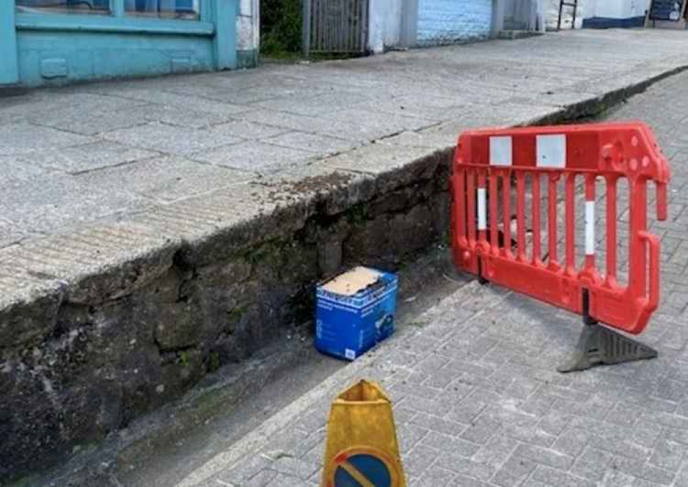 The bees in the town centre. Credit: Penryn Town Council.