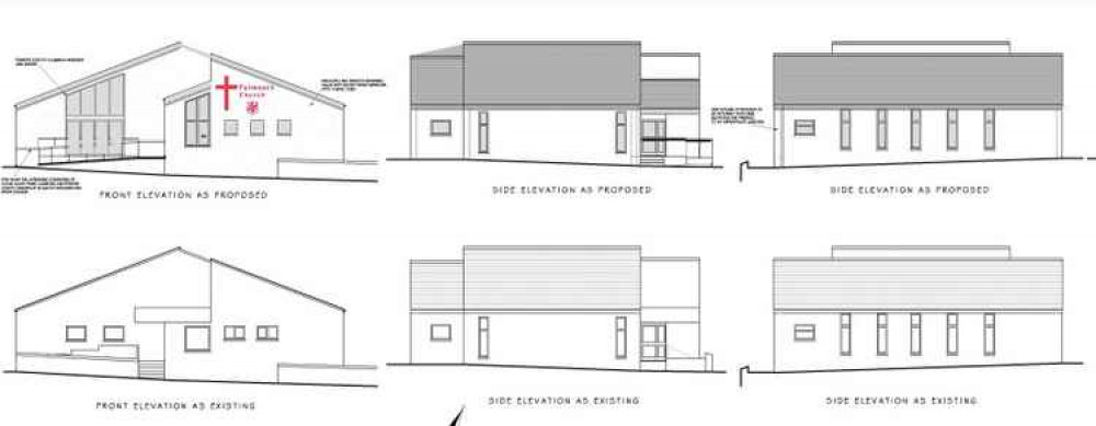 The plans for the Salvation Army building.