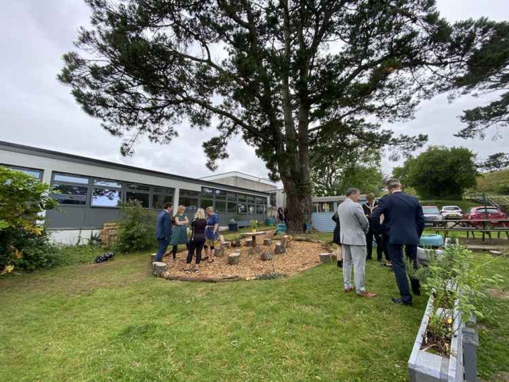 The sensory garden.