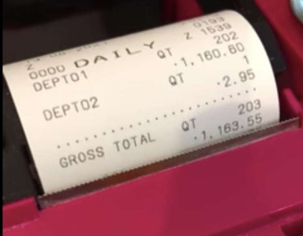 The total from the fundraising day, shared by Ciuri Ciuri. The total from the fundraising day, shared by Ciuri Ciuri.