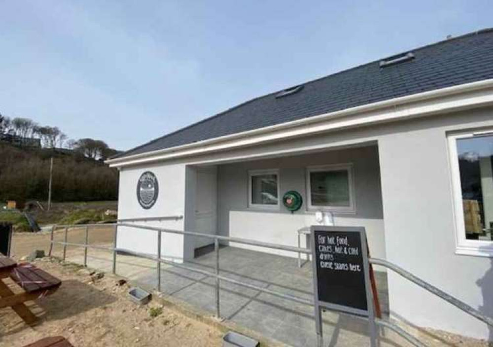 The newly refurbished Maenporth Beach Cafe. The newly refurbished Maenporth Beach Cafe.