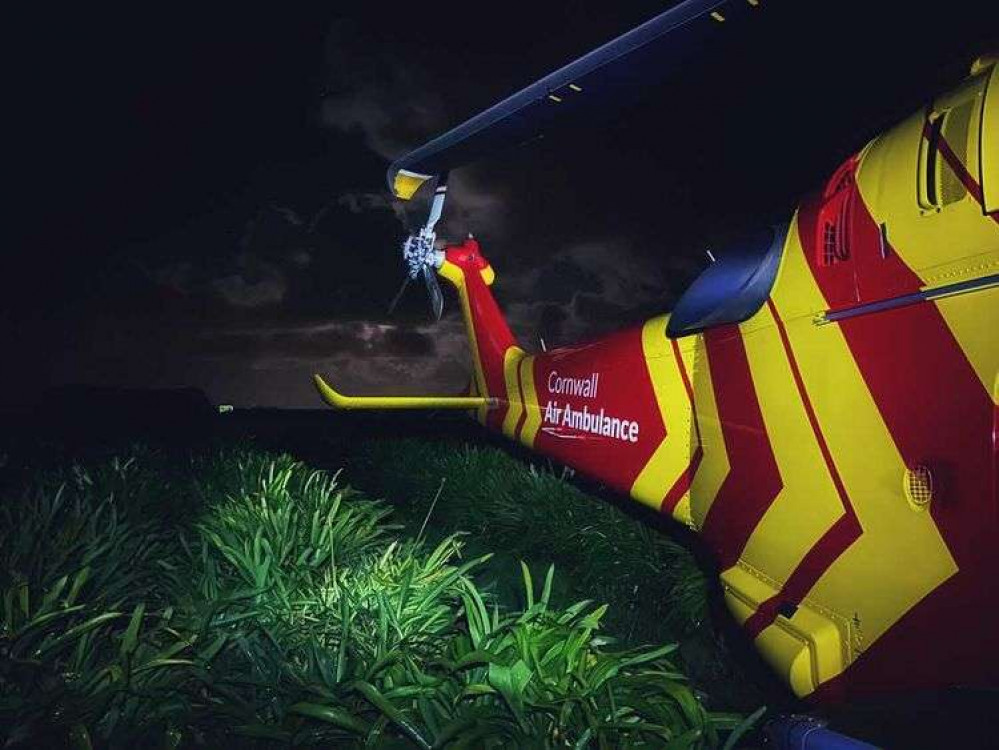 Photo taken and shared by one of the Air Ambulance pilots. Photo taken and shared by one of the Air Ambulance pilots.